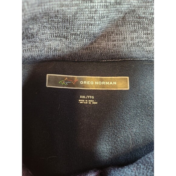 Greg Norman Men’s Gray Quarter Button Up Pullover‎ Sweater Size XXL - Picture 3 of 8